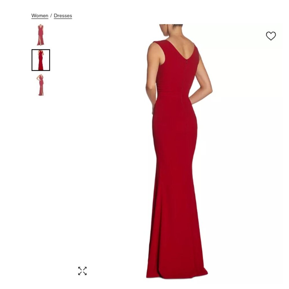 Dress The Population - Sandra V-Neck Gown - Picture 3 of 6
